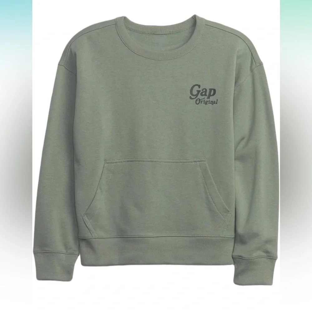 GAP Boys' Crew Sweatshirt NWT SIZE XL 12